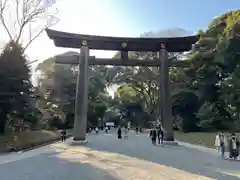 明治神宮の鳥居