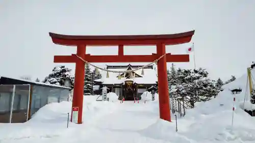 美瑛神社の鳥居