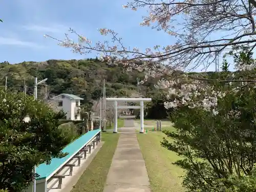 洲宮神社の鳥居