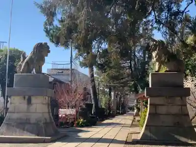 下神明天祖神社の狛犬