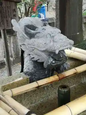 足利織姫神社の手水舎