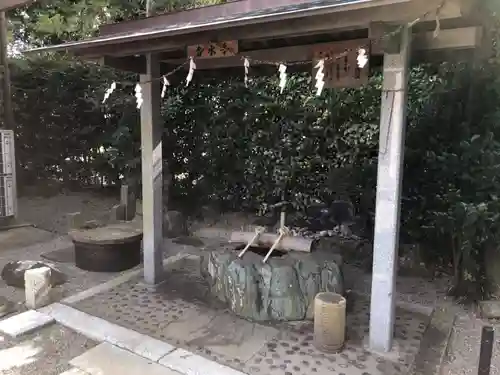 二十五柱神社の手水舎