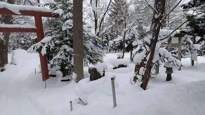 永山神社の庭園