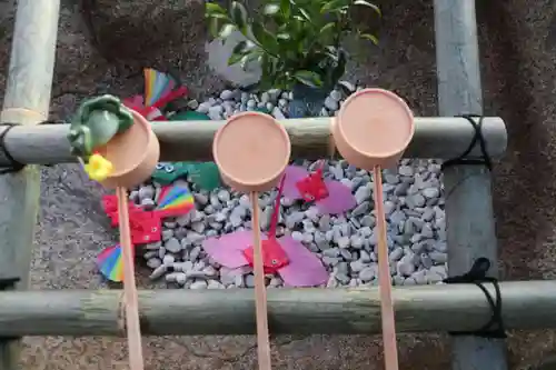 阿久津「田村神社」（郡山市阿久津町）旧社名：伊豆箱根三嶋三社の手水