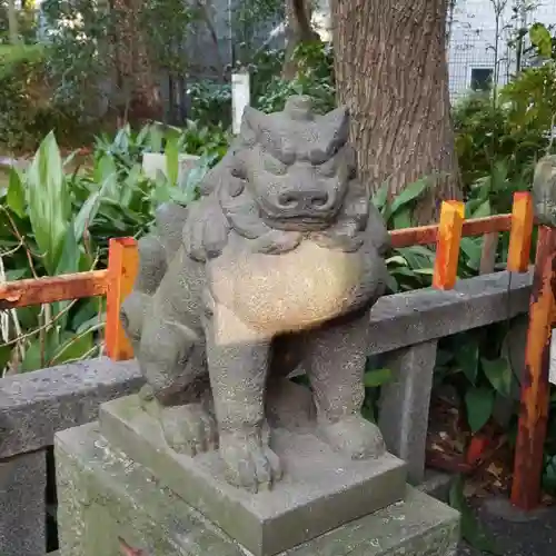 駒止稲荷神社の狛犬