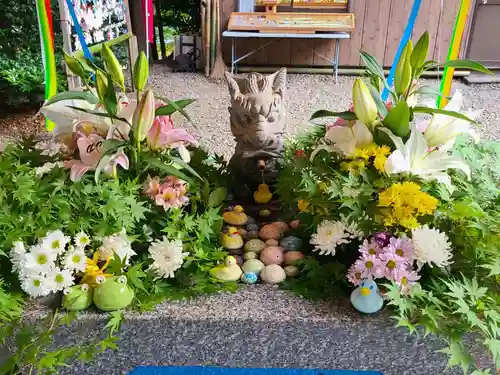 滑川神社 - 仕事と子どもの守り神の手水