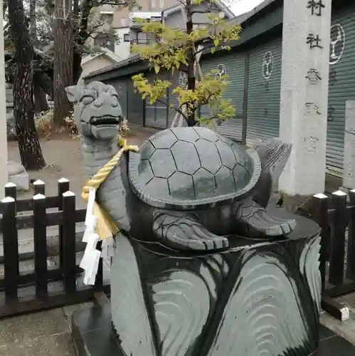 亀有香取神社の狛犬