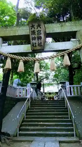 大宮・大原神社の鳥居