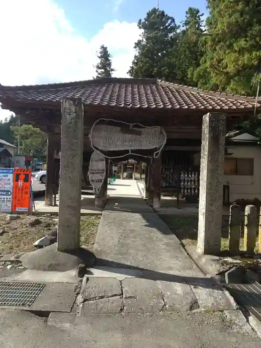 弘安寺の山門