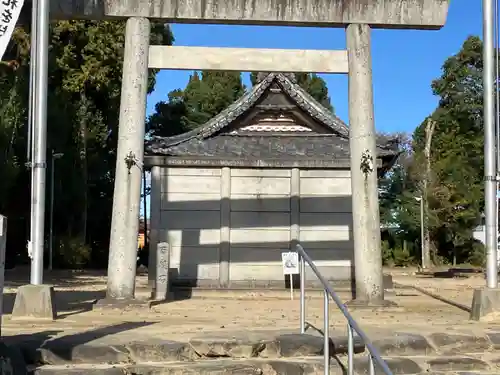 伊賀々原神社（木賀）の鳥居