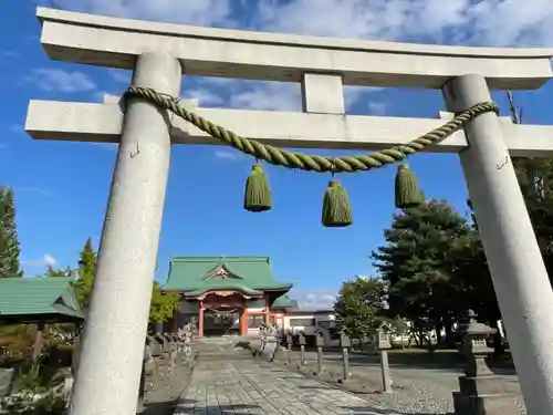 栗山天満宮の鳥居