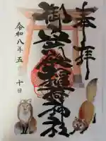御守殿稲荷神社の御朱印