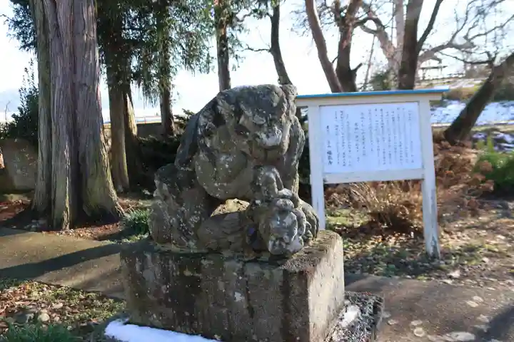 高瀬観音堂の狛犬