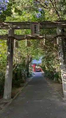 許波多神社（五ケ庄鎮座）の鳥居