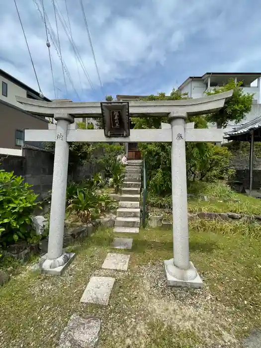 妙見社の鳥居