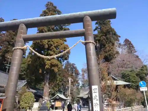 國魂神社の鳥居