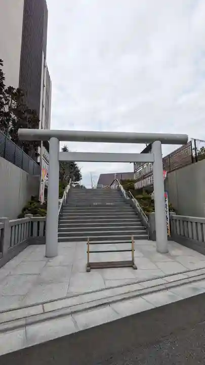 駒込妙義神社の鳥居