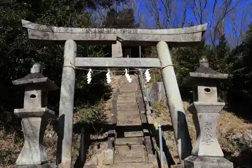 大六天麻王神社の鳥居