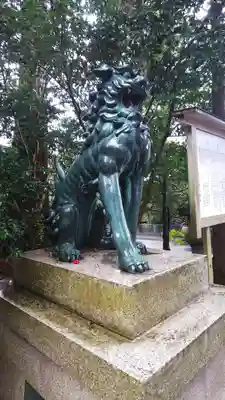 金剱宮の狛犬