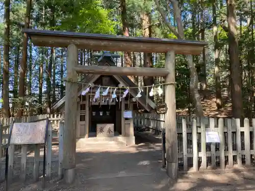 宝登山神社奥宮の鳥居