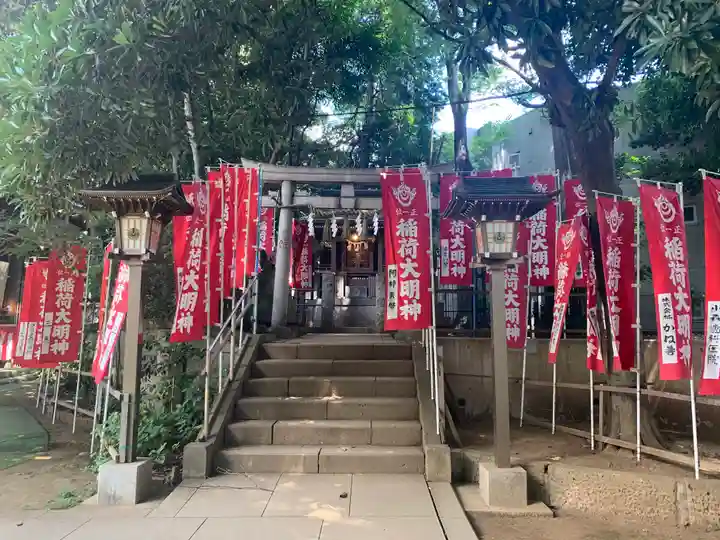 太子堂八幡神社の鳥居