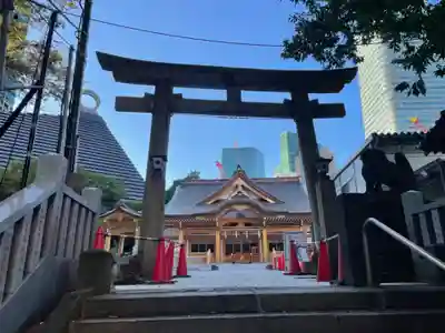 西久保八幡神社の鳥居
