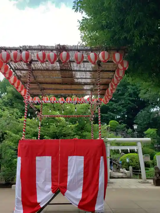 鳩森八幡神社のお祭り