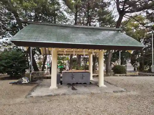 中山神明社の手水舎