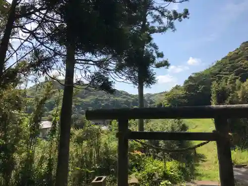 神明神社の鳥居