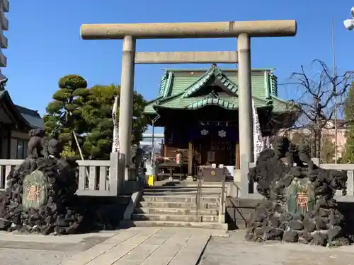 胡録神社の鳥居