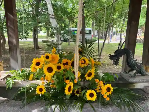 彌彦神社　(伊夜日子神社)の手水舎