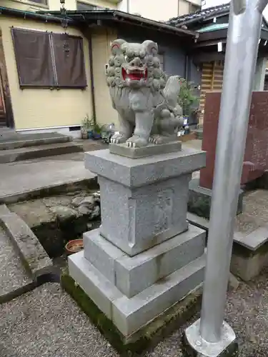 藤棚白山神社の狛犬