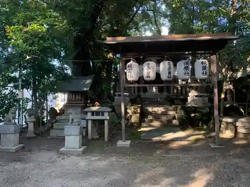 蝮ヶ池八幡宮の末社・摂社
