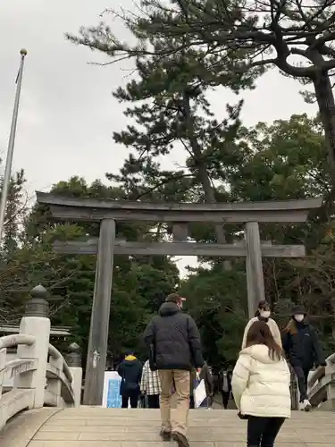 寒川神社の鳥居