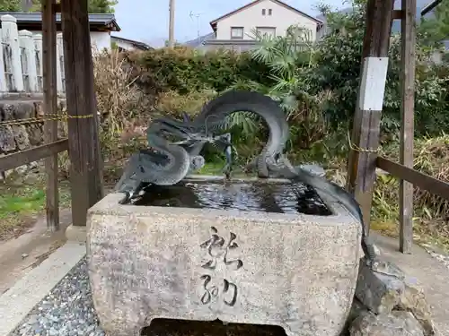 海津天神社の手水舎