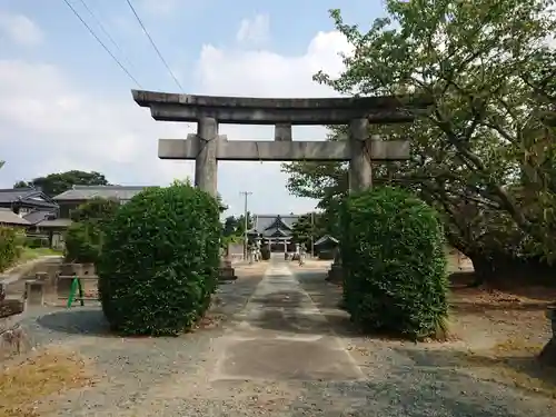 八所神社の鳥居