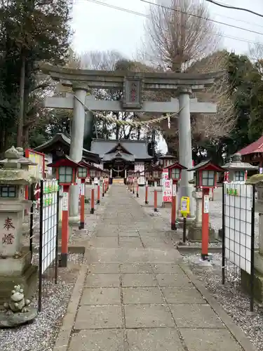 薬師寺八幡宮の鳥居