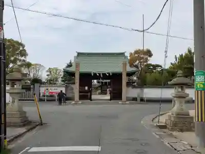 尾上神社の山門・神門