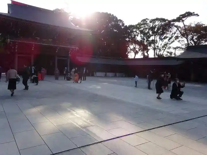 寒川神社の本殿・本堂