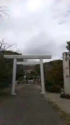 白山神社(木曽川町黒田)の鳥居