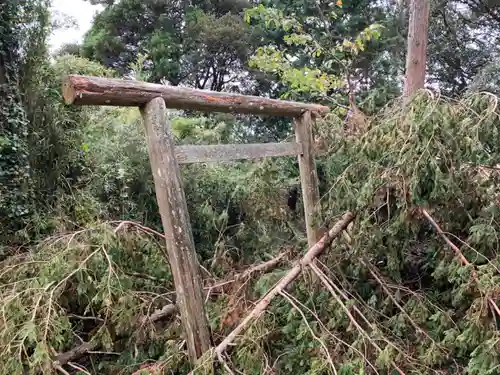 佐室浅野神社の鳥居