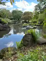 諏訪護国神社の庭園