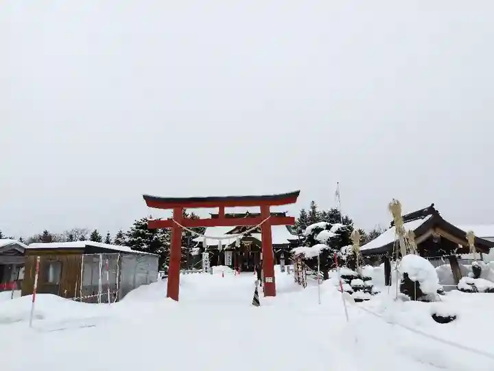 美瑛神社の鳥居