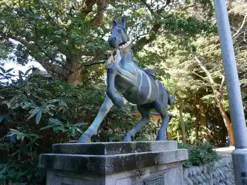 白羽神社の狛犬