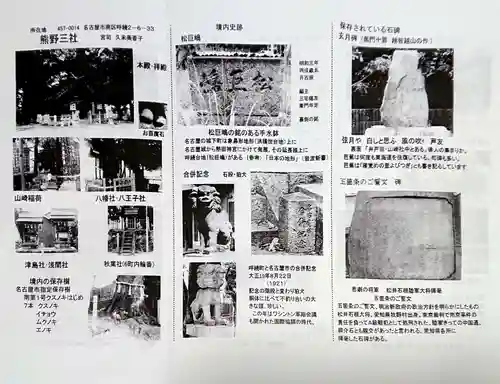 熊野三社の授与品その他