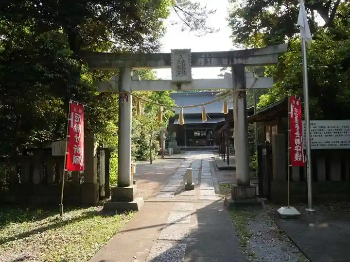 忍 諏訪神社・東照宮 の鳥居