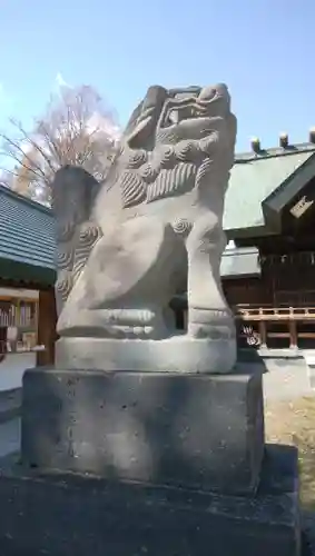 上川神社頓宮の狛犬