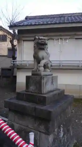 小谷野神社の狛犬