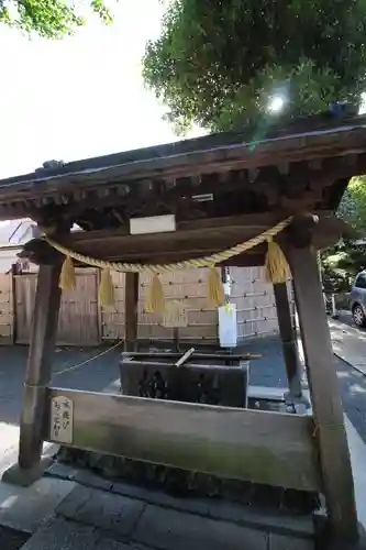 嶺御嶽神社の手水