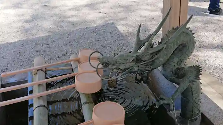 秩父今宮神社の手水舎